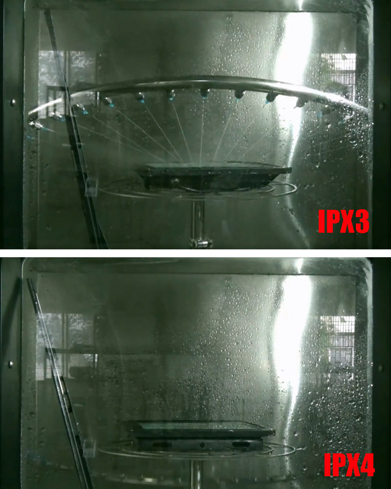 IPX3 IPX4 rain test chamber