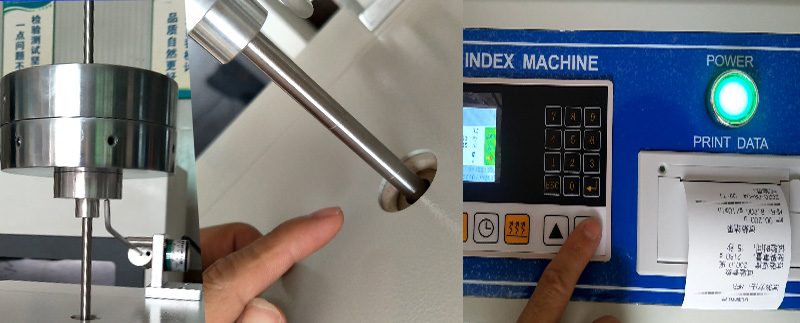 parts of melt flow index machine