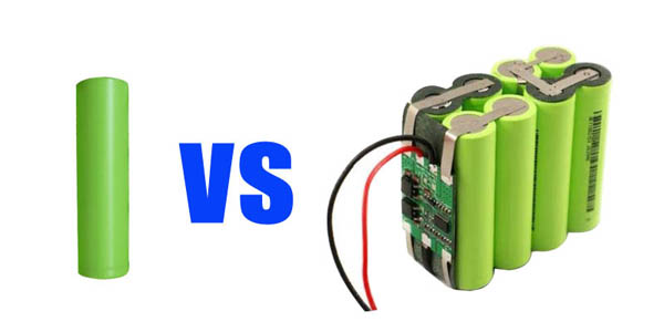 Lithium cell vs battery