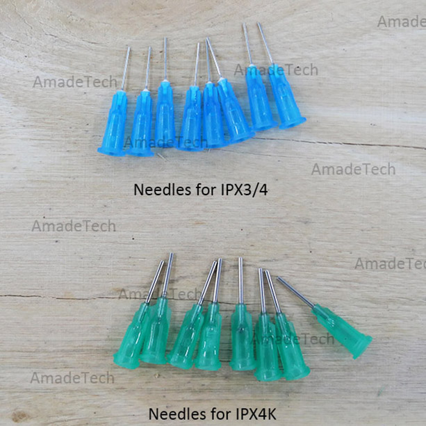 Needles for IPX3 4 4K test