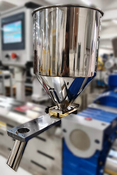 Hopper of lab blown film machine