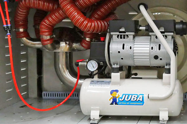 air compressor and blower of lab blown film machine