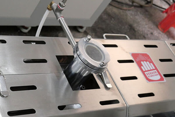 vacuum exhaust system of lab twin screw extruder