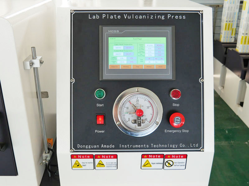Control panel of lab hydraulic press